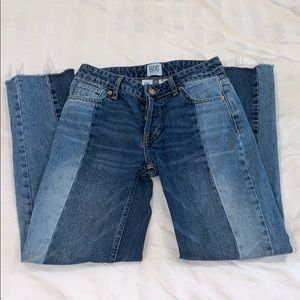 BDG half and half jeans